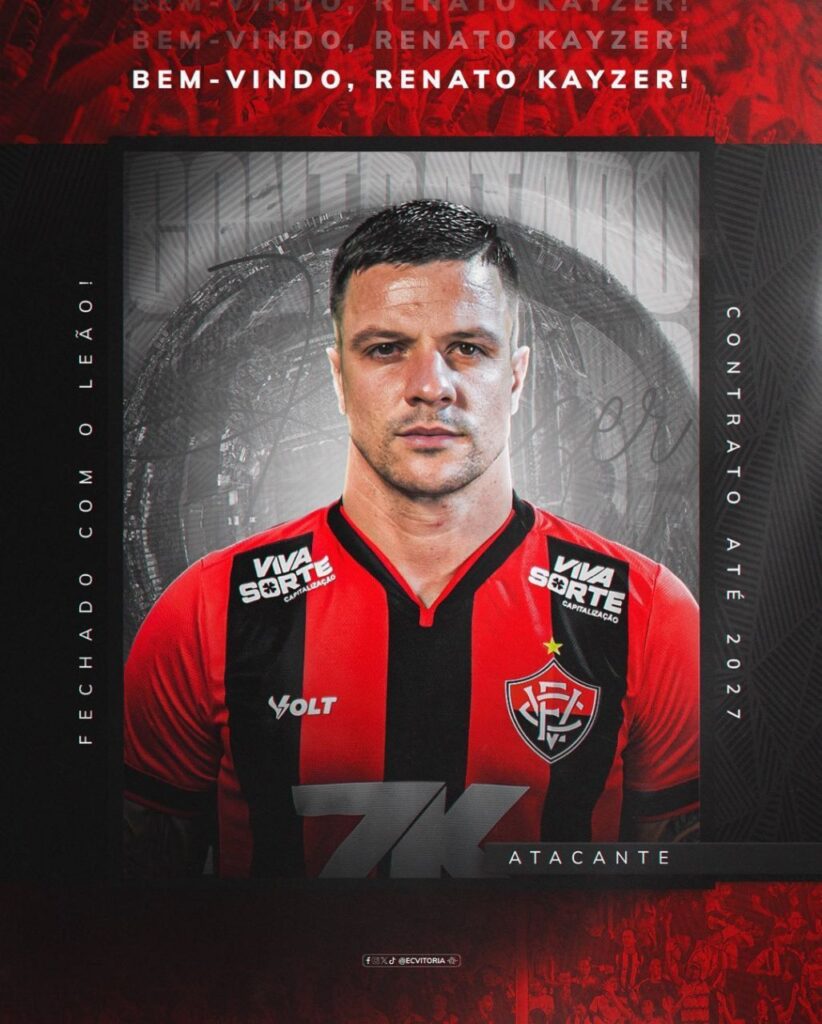 Renato Kayzer Vitória. Foto: Reprodução Vitória