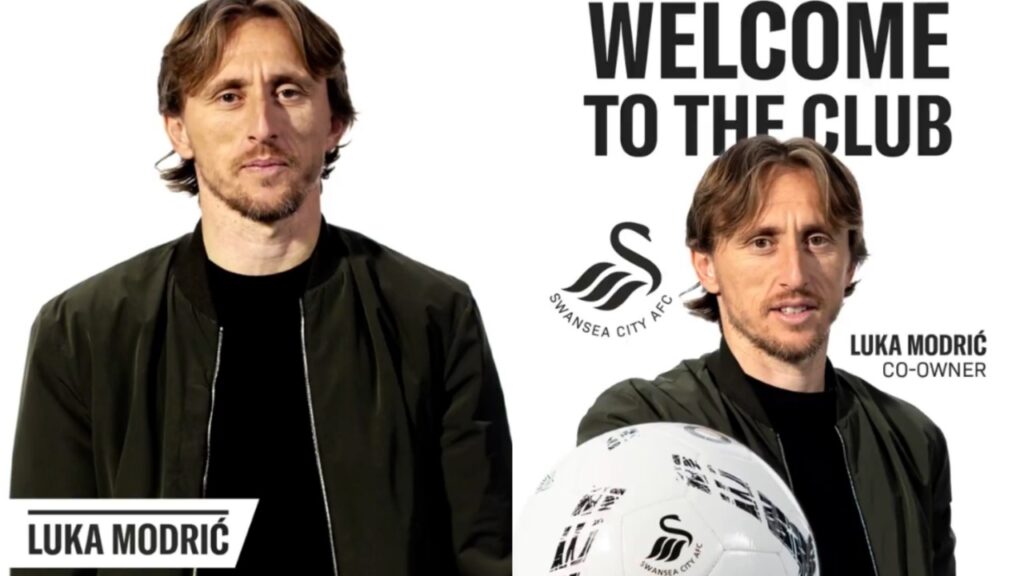 Luka Modric. Reprodução Swansea City