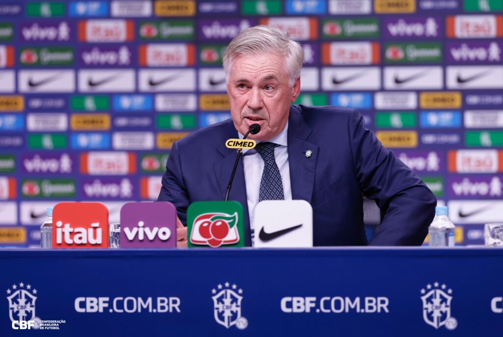 Convocação Seleção Brasileira. Ancelotti.