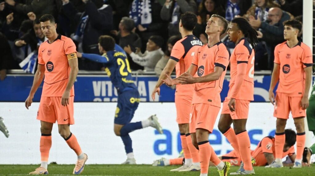 Alavés 1 x 0 Barcelona.