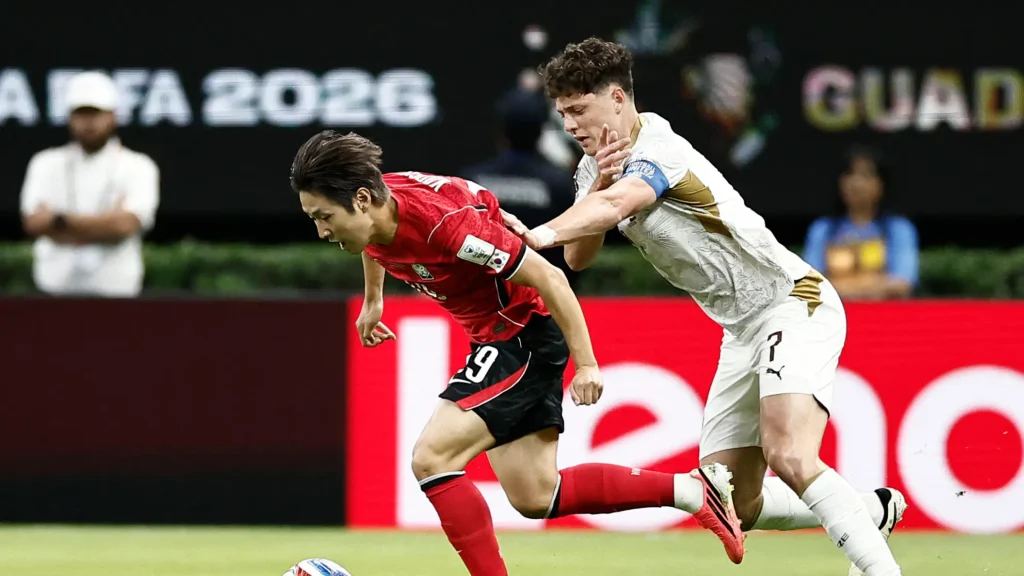 Com golaço, Coreia vence de virada a Tchéquia Coreia 2 x 1 Tchéquia. Criador: ULISES RUIZ | Crédito: AFP via Getty Images Direitos autorais: AFP or licensors