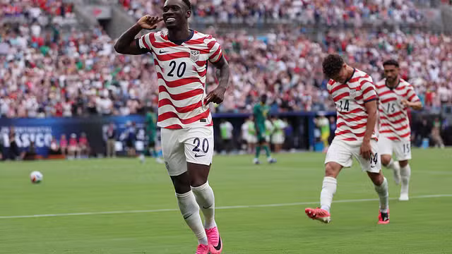 EUA goleia Paraguai na estreia da Copa do Mundo Balogun comemora um dos gols marcados pelos Estados Unidos contra Senegal (Foto: Getty Images)