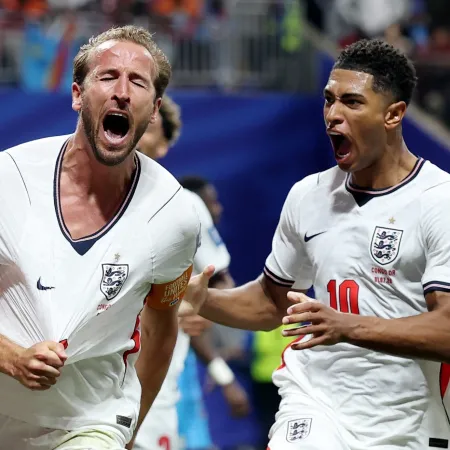 Simplesmente Harry Kane! Inglaterra vence RD Congo de virada e avança na Copa do Mundo Harry Kane comemora após marcar pela Inglaterra contra a RD Congo pela Copa do Mundo 2026 Imagem: Richard Pelham/Getty Images