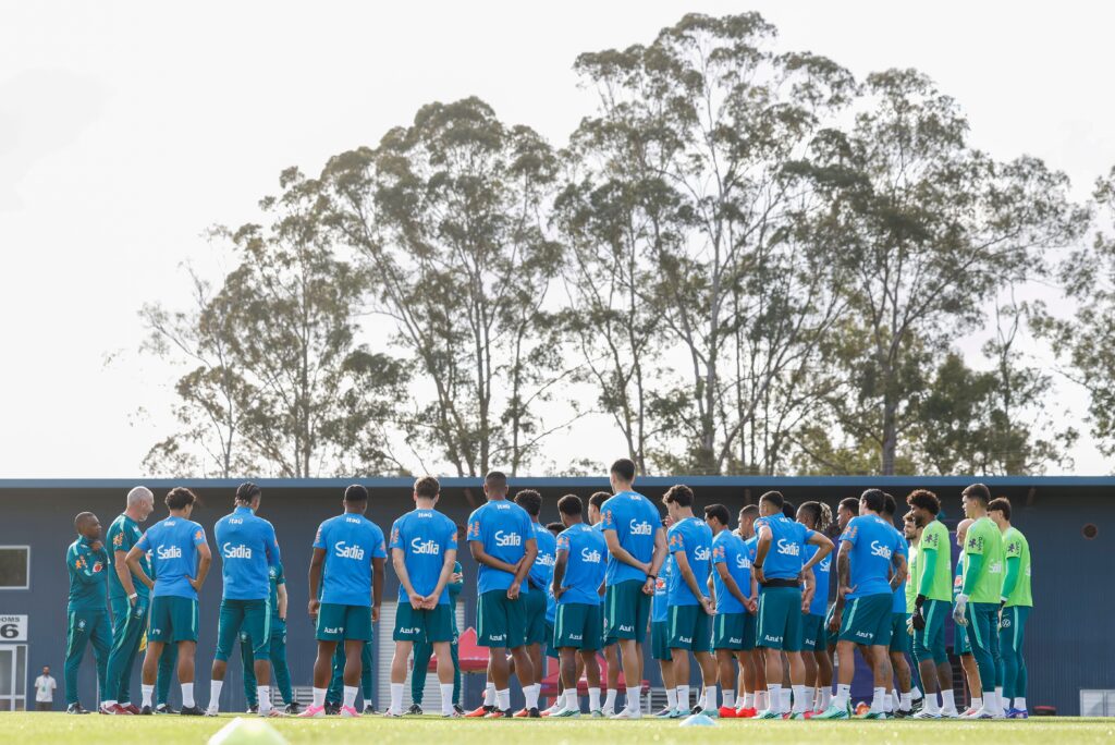 Seleção realizou primeiro treino com grupo completo em Brisbane, na Super Data FIFA Créditos: Rafael Ribeiro/CBF