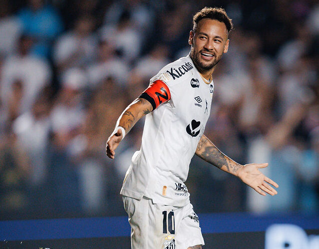 Com dois de Neymar, Santos empata com o líder Flamengo BRASILEIRÃO - Santos x Flamengo - Vila Belmiro (07/10/2026) - Fotos: Raul Baretta/ Santo FC.