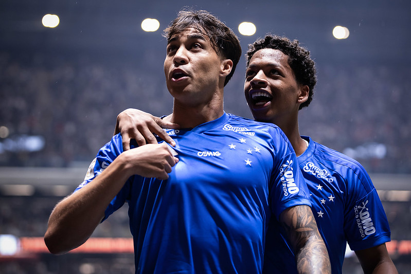 FAZ O K! Kaio Jorge marca e Cruzeiro vence o clássico contra o Atlético-MG Atlético-MG x Cruzeiro, na Arena MRV. Foto: Gustavo Aleixo/Cruzeiro